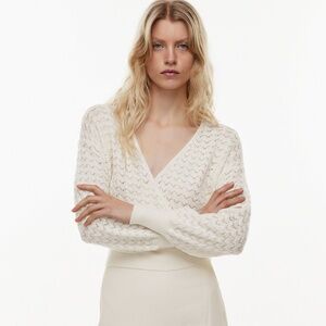 Aritzia Wilfred⎜DEAR SWEATER⎜LIGHT BIRCH